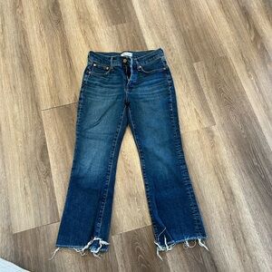 Madewell Kickout Crop Jeans Petite size 27